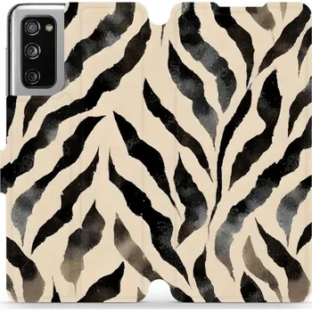 Pouzdro na mobilní telefon Flipové pouzdro Mobiwear - Samsung Galaxy S20 FE - VA53S Zebří (Knížkové flip pouzdro, obal, kryt na mobil Samsung Galaxy S20 FE - VA53S Zebří, materiál Umělá kůže + TPU - ochrana 360°, stojánek, silikonová vanička, magnetické zavírání)
