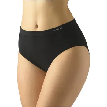 Kalhotky Gina Výhodné balení 5 kusů - Klasické bambusové větší velikosti 01002P Barva/Velikost: černá / L/XL