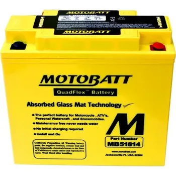 Motobaterie Motobaterie Motobatt MB51814 12V, 22Ah, 220A (KTZ19S, 51814, 51913)