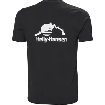 Pánské Tričko s krátkým rukávem HELLY HANSEN YU PATCH T-SHIRT 53391_993 – Černá XS