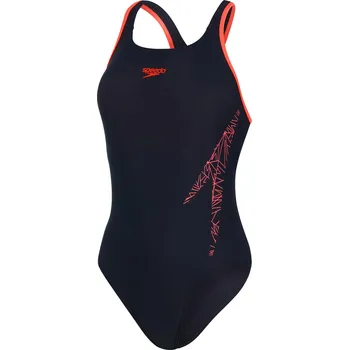 Dámské plavky Dámské Jednodílné plavky SPEEDO HYPERBOOM PLMT RCBK AF 8-12318H144 – Modrá 30