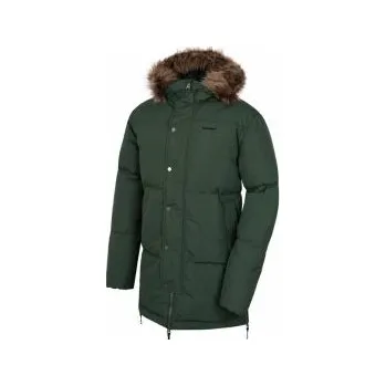 Pánská casual bunda Husky DOWNBAG M tm. khaki L; Zelená bunda + DÁREK DLE VÝBĚRU!