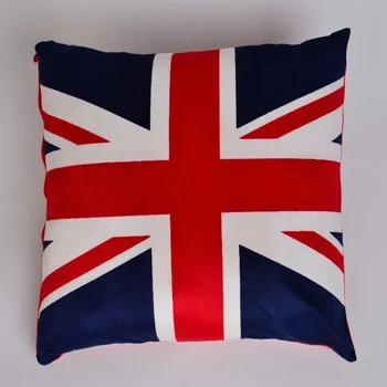 Povlak na dekorativní polštářek Mikroplyšový povlak na polštář 50x50cm - vlajka 1