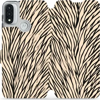 Pouzdro na mobilní telefon Flipové pouzdro Mobiwear - Motorola Moto E20 - VA52S V koruně stromu (Knížkové flip pouzdro, obal, kryt na mobil Motorola Moto E20 - VA52S V koruně stromu, materiál Umělá kůže + TPU - ochrana 360°, stojánek, silikonová vanička, magnetické zavírání)