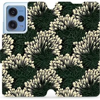 Pouzdro na mobilní telefon Flipové pouzdro Mobiwear - Xiaomi Redmi Note 12 Pro Plus 5G - VA45S Travina (Knížkové flip pouzdro, obal, kryt na mobil Xiaomi Redmi Note 12 Pro Plus 5G - VA45S Travina, materiál Umělá kůže + TPU - ochrana 360°, stojánek, silikonová vanička, magnetické)