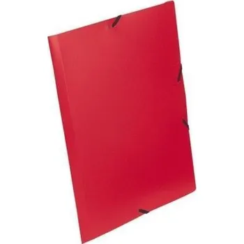 Archivační box Desky s gumičkou "Standard", červená, PP, 15 mm, A4, VIQUEL