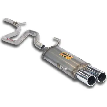 Střední díl výfuku Spojovací trubka + zadní díl výfuku ∅76 mm – STEEL 409 Supersprint 815436