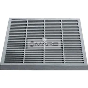 Itadeco Mříž kanálová pojezdná PP 528 x 528 x 36 mm, pro kanálové šachty a rámy 550 x 550 mm, H033550550