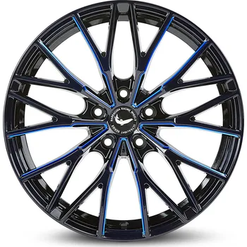 Auto-moto Barracuda PROJECT 3.0 černá lesklá / zářivá modrá 8,5×19" 5×120 ET 32