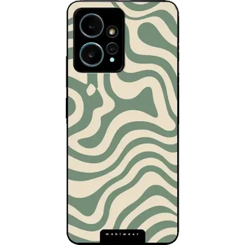 Pouzdro na mobilní telefon Lesklý kryt Mobiwear Glossy - Xiaomi Redmi Note 12 4G - GA57G Zelené a béžové zkrouceniny (Prémiové lesklé pouzdro, obal, kryt Mobiwear Glossy na mobil Xiaomi Redmi Note 12 4G - GA57G Zelené a béžové zkrouceniny, materiál Plast + TPU silikon - krytí po)