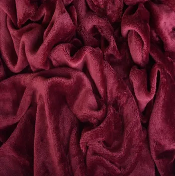 Prostěradlo Mikroflanelové prostěradlo 90x200cm - Vínová