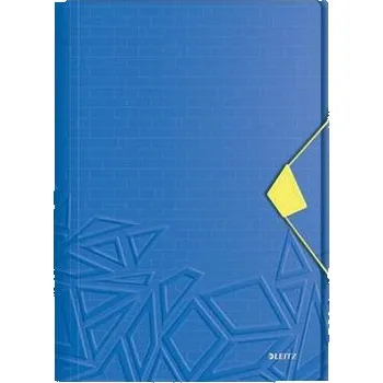 Archivační box LEITZ Tříchlopňové desky UrbanChic PP, A4, modrá