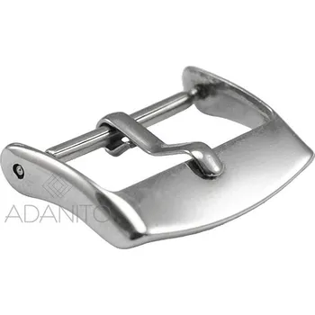 Řemínek na hodinky Stříbrná ocelová přezka 10 mm