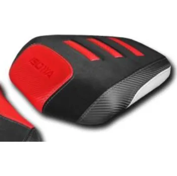 Sedlo na kolo Benelli Sedlo spolujezdce bílo červené TRK 702/X