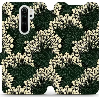 Pouzdro na mobilní telefon Flipové pouzdro Mobiwear - Xiaomi Redmi Note 8 Pro - VA45S Travina (Knížkové flip pouzdro, obal, kryt na mobil Xiaomi Redmi Note 8 Pro - VA45S Travina, materiál Umělá kůže + TPU - ochrana 360°, stojánek, silikonová vanička, magnetické zavírání)
