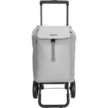 Nákupní taška Beagles Shop & Go nákupní taška na kolečkách - světle šedá - 61L