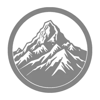 Samolepící dekorace SAMOLEPKA Krajina hory 041 pravá v kruhu (17 - šedá) NA AUTO, NÁLEPKA, FÓLIE, POLEP, TUNING, VLASTNÍ TEXT, TISK, AUTOSAMOLEPKY.cz, POLEPY, OBRÁZEK, LOGO, SAMOLEPKY