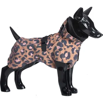 Obleček pro psa PAIKKA reflexní pláštěnka Lite - leopard Velikost: 30