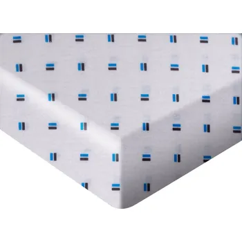 Prostěradlo Sendia Napínací prostěradlo 200x220cm - VZOR bílé