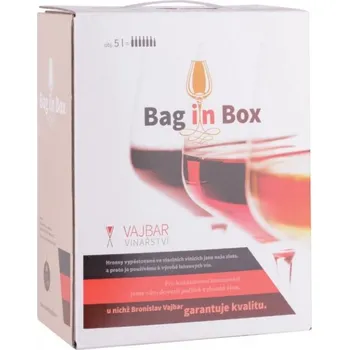 Víno Vinařství Vajbar - bag in box Modrý Portugal, bag in box, Vajbar, 5l