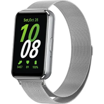 Příslušenství k chytrým hodinkám eses Milánský tah pro Samsung Galaxy Fit 3 - Stříbrný