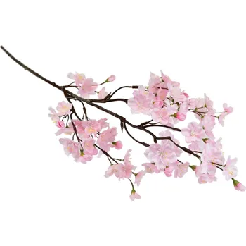 umělá květina Třešňová větev světle růžová 78 cm