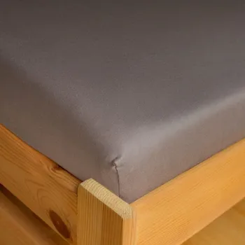 Prostěradlo Aaryans JERSEY prostěradlo tm.šedé 180x200cm