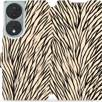 Pouzdro na mobilní telefon Flipové pouzdro Mobiwear - Honor 70 - VA52S V koruně stromu (Knížkové flip pouzdro, obal, kryt na mobil Honor 70 - VA52S V koruně stromu, materiál Umělá kůže + TPU - ochrana 360°, stojánek, silikonová vanička, magnetické zavírání)