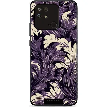 Pouzdro na mobilní telefon Lesklý kryt Mobiwear Glossy - Xiaomi Redmi 10C - GA46G Fialové rostliny (Prémiové lesklé pouzdro, obal, kryt Mobiwear Glossy na mobil Xiaomi Redmi 10C - GA46G Fialové rostliny, materiál Plast + TPU silikon - krytí po všech stranách, neošoupatelný potisk,)