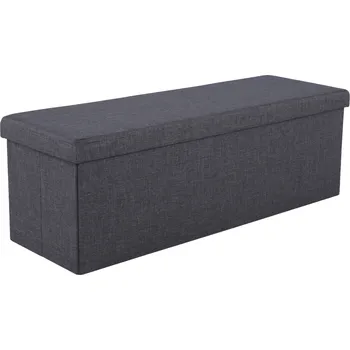 Taburet Skládací taburet UMINA látka šedá