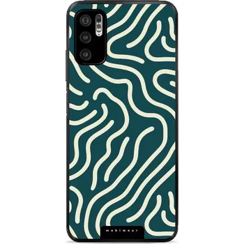 Pouzdro na mobilní telefon Lesklý kryt Mobiwear Glossy - Xiaomi Redmi Note 10 5G - GA61G Béžové linky (Prémiové lesklé pouzdro, obal, kryt Mobiwear Glossy na mobil Xiaomi Redmi Note 10 5G - GA61G Béžové linky, materiál Plast + TPU silikon - krytí po všech stranách, neošoupatelný)