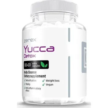 Přírodní produkt Zerex Yucca Detox, 90 kapslí