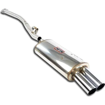 Střední díl výfuku Středová trubka + zadní díl výfuku 76mm, Supersprint 783106