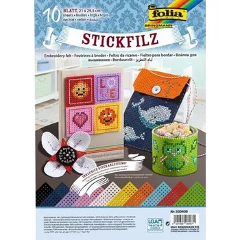 Perforovaný filc (10 listů)