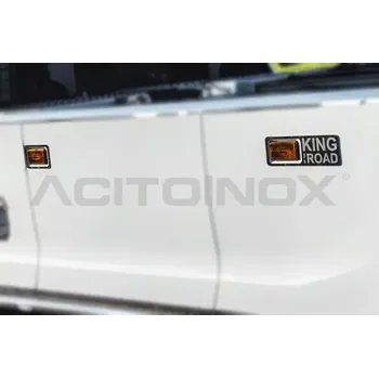 Tuning Nerezové rámečky na světla do mezinápravových spoilerů, Scania NTG S/R