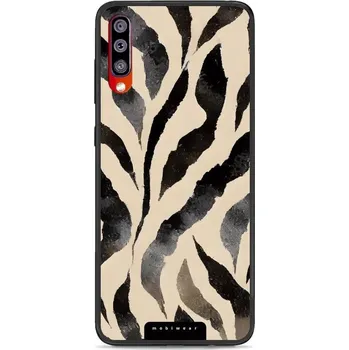Pouzdro na mobilní telefon Lesklý kryt Mobiwear Glossy - Samsung Galaxy A70 - GA53G Zebří (Prémiové lesklé pouzdro, obal, kryt Mobiwear Glossy na mobil Samsung Galaxy A70 - GA53G Zebří, materiál Plast + TPU silikon - krytí po všech stranách, neošoupatelný potisk, tenké provedení,)