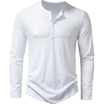 Pánská košile Pánská tričko typu košile s knoflíky Barva: Bílá, Velikost: 2XL