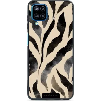 Pouzdro na mobilní telefon Lesklý kryt Mobiwear Glossy - Samsung Galaxy A12 / M12 - GA53G Zebří (Prémiové lesklé pouzdro, obal, kryt Mobiwear Glossy na mobil Samsung Galaxy A12 / M12 - GA53G Zebří, materiál Plast + TPU silikon - krytí po všech stranách, neošoupatelný potisk, tenké)