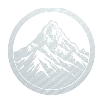 Samolepící dekorace SAMOLEPKA Krajina hory 041 levá v kruhu (51 - 3D karbon bílý) NA AUTO, NÁLEPKA, FÓLIE, POLEP, TUNING, VLASTNÍ TEXT, TISK, AUTOSAMOLEPKY.cz, POLEPY, OBRÁZEK, LOGO, SAMOLEPKY