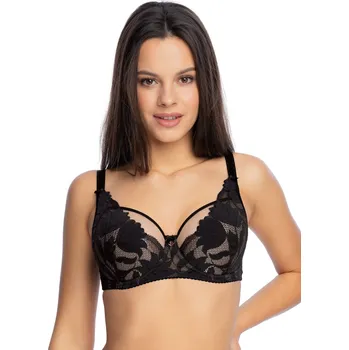 Dámské spodní prádlo Podprsenka s polovyztuženými košíčky GAIA.1069 černá 80C 0