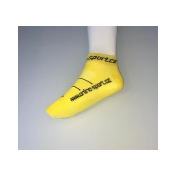 MOOSE SMILE OS Bavlna žlutá-černá vel.XS (EU36-37); Žlutá ponožky