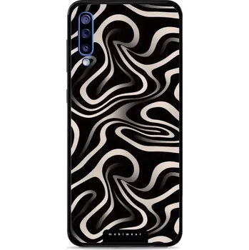 Pouzdro na mobilní telefon Lesklý kryt Mobiwear Glossy - Samsung Galaxy A30s - GA63G Vlnky a linky (Prémiové lesklé pouzdro, obal, kryt Mobiwear Glossy na mobil Samsung Galaxy A30s - GA63G Vlnky a linky, materiál Plast + TPU silikon - krytí po všech stranách, neošoupatelný potisk,)