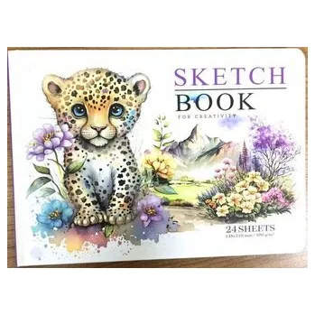 Set školních potřeb Szkicownik A5/24K gładki Gepard