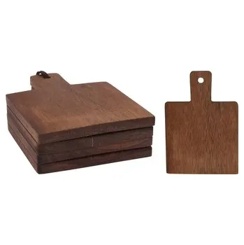 podložka Dřevěná podložka Robinia sada 4 ks