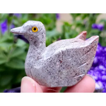 Přírodní kámen Mramor labuť (Peru) 58g