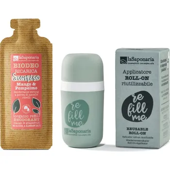 laSaponaria Zvýhodněná sada Aplikátor na roll-on deodorant + náplň Sunrise (40 ml)