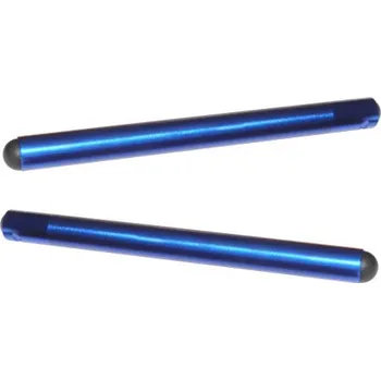 Clip-ons ACCOSSATO aluminium, 280mm with caps, Blue
