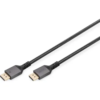 Video kabel Digitus DB-340201-010-S DisplayPort kabel 1 m Černá
