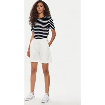 Dámské oblečení Napapijri Šortky z materiálu Narin NP0A4H8H Écru Loose Fit 27