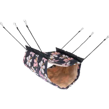pelíšek pro malé zvíře TIAKI Dvojitá houpací síť 30 x 19 cm květinová